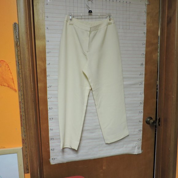RALPH LAUREN, woman's petite slacks, sz 10P white - Picture 5 of 12